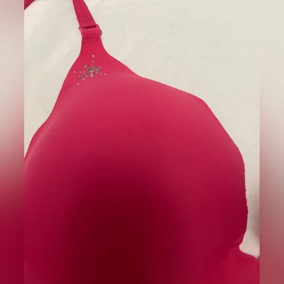 Pink Rhinestone Bra - Picture 2 of 9
